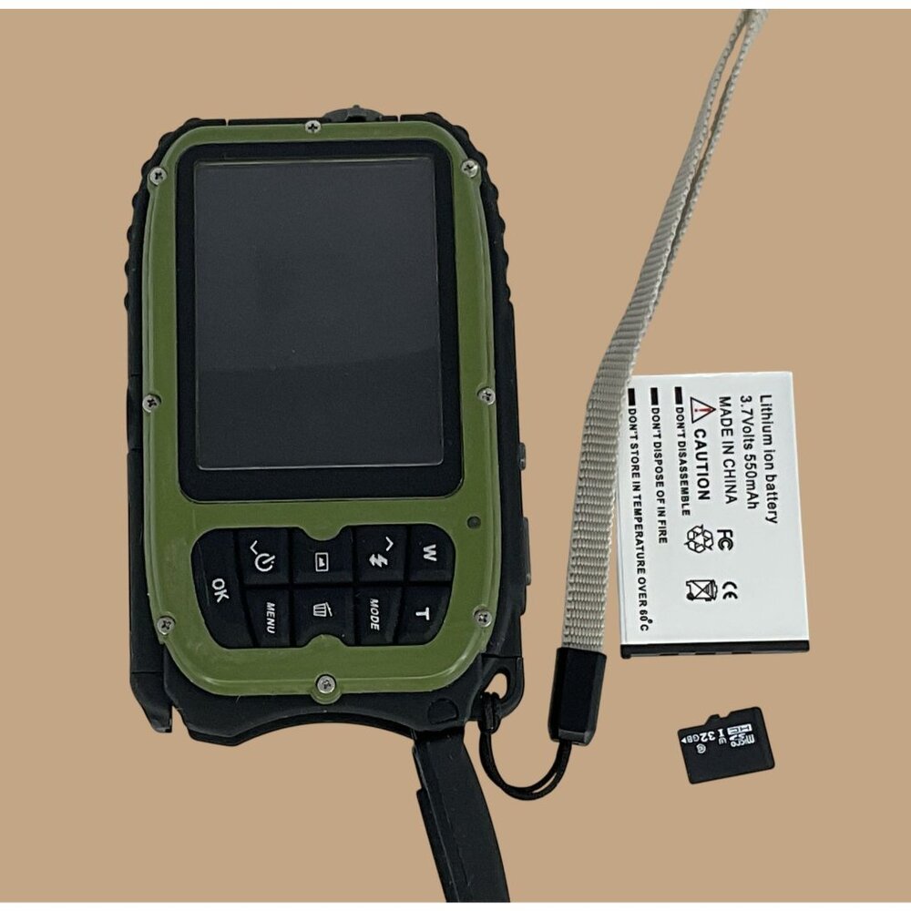 Coleman Xtreme3 Waterproof Digital Camera 720P HD Camo Battery SD Card